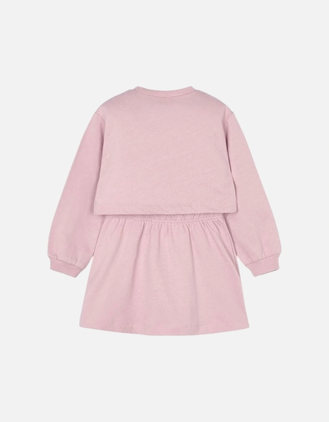Girls Pale Pink Jumper Dress