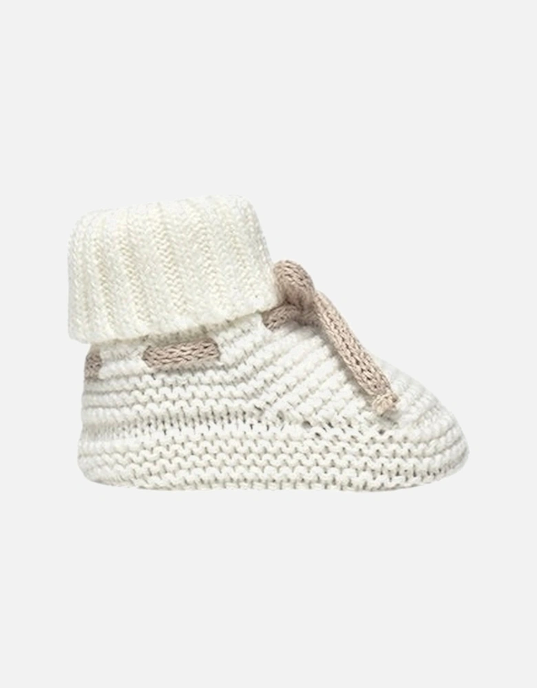 Neutral Knit Booties
