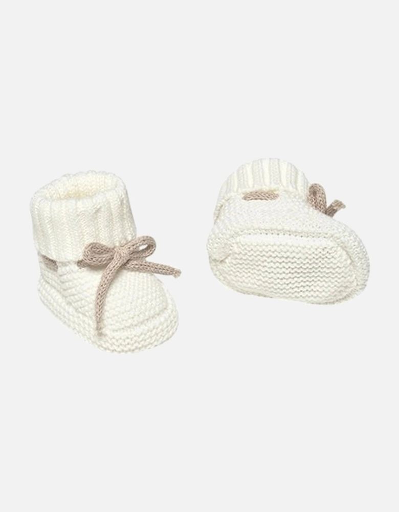 Neutral Knit Booties