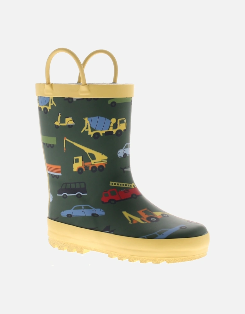 Childrens Rubbe Boys' Boots UK Size