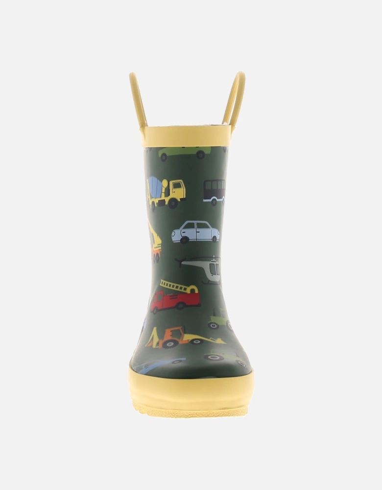 Childrens Rubbe Boys' Boots UK Size