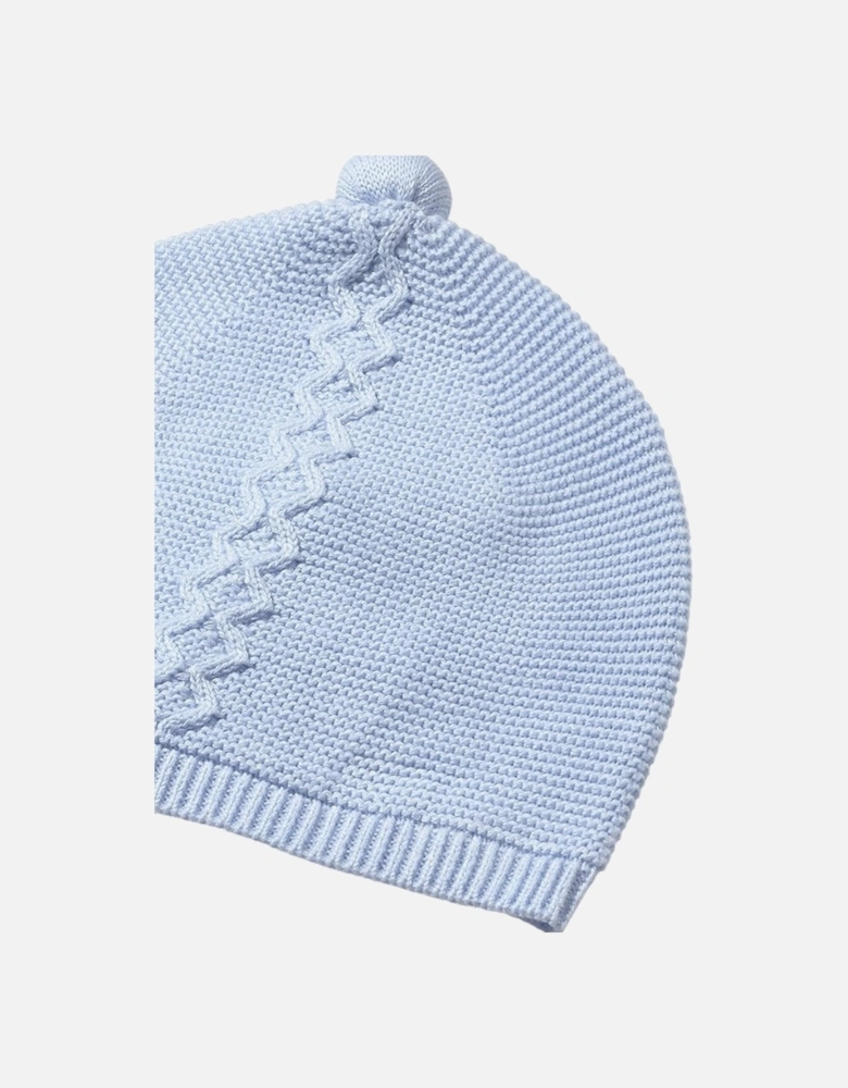 Boys Pale Blue Knit Pant Set