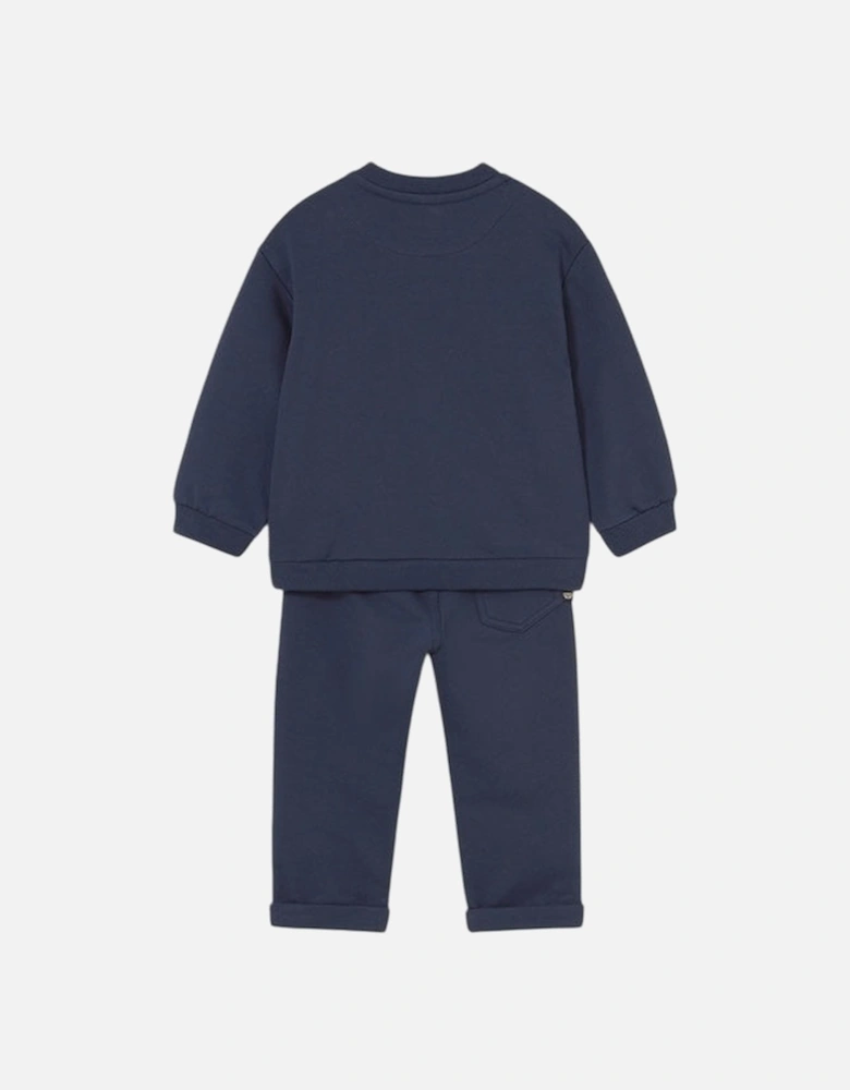 Boys Navy Bear Tracksuit
