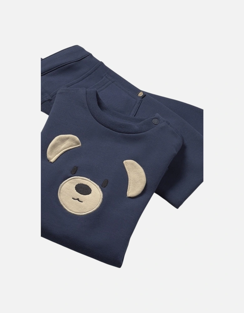 Boys Navy Bear Tracksuit