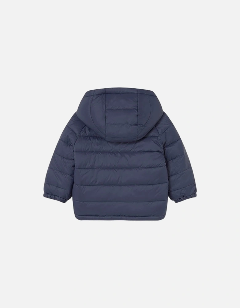 Boys Camel and Navy Reversible Coat