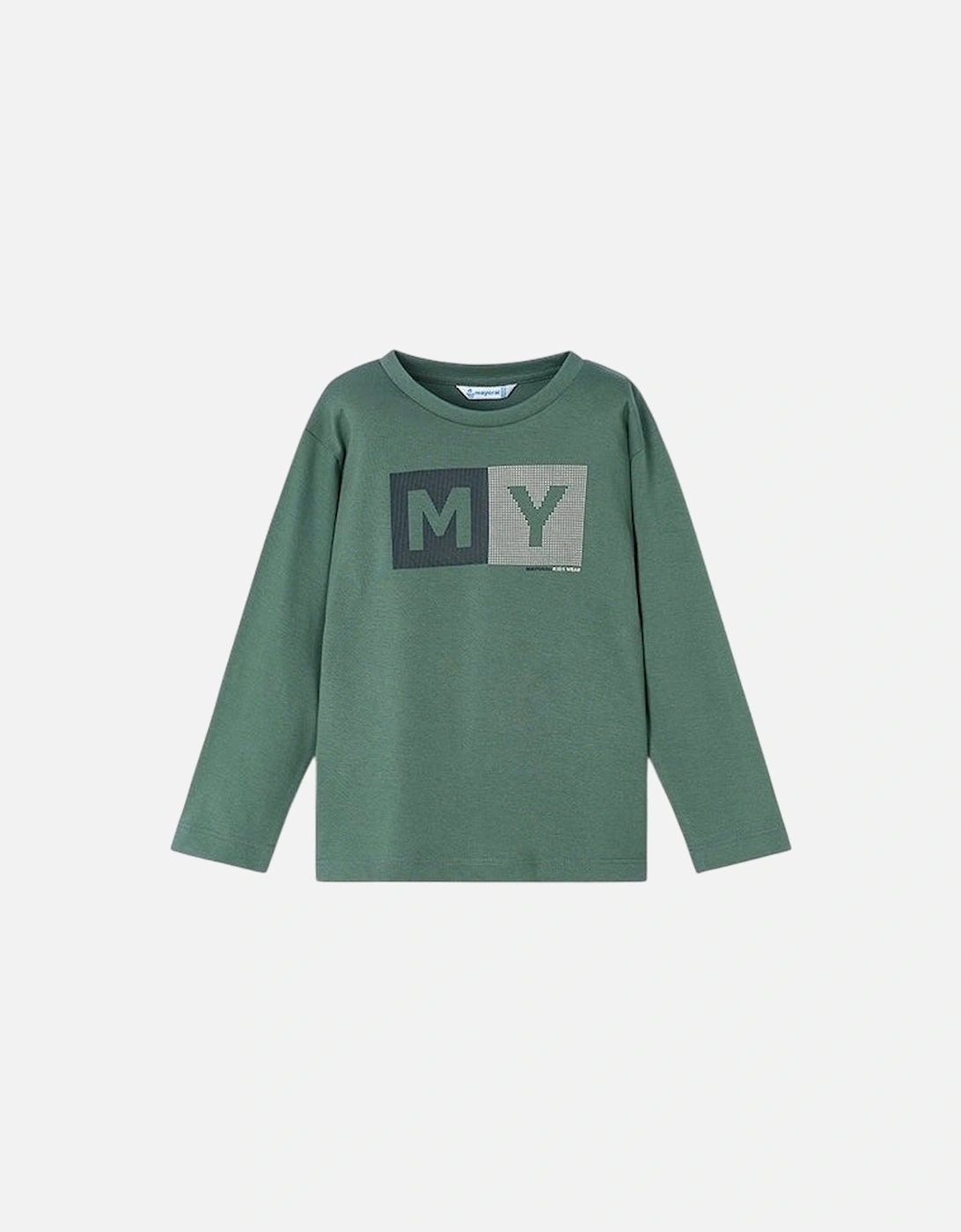 Boys Green Logo Top, 5 of 4
