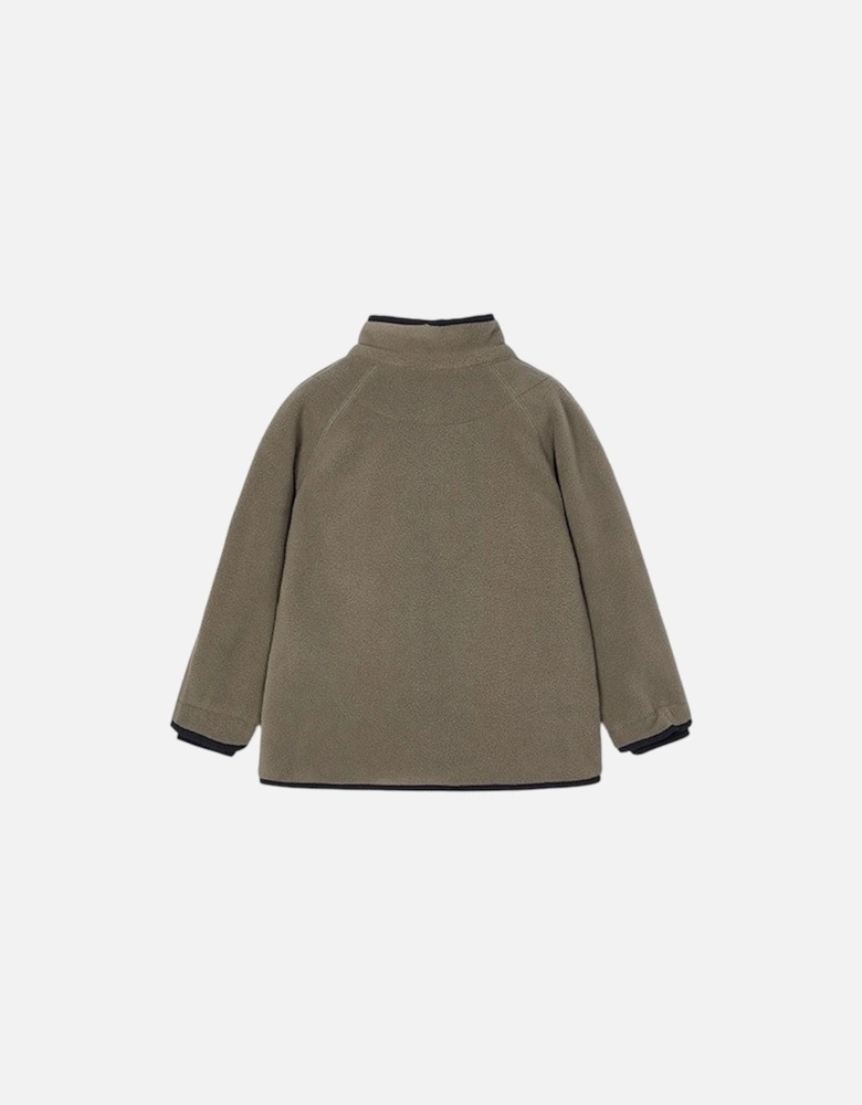 Boys Grey Zip Up Fleece Jacket