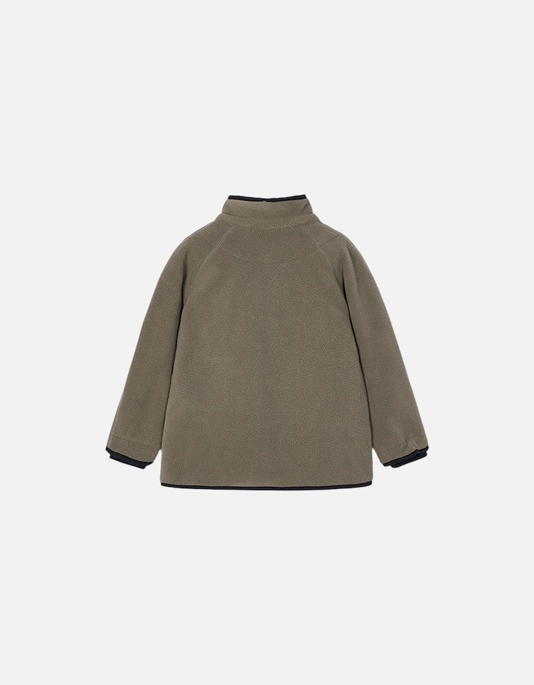 Boys Grey Zip Up Fleece Jacket