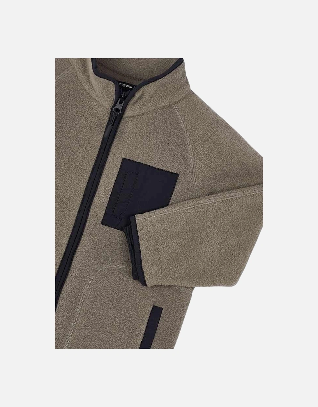 Boys Grey Zip Up Fleece Jacket