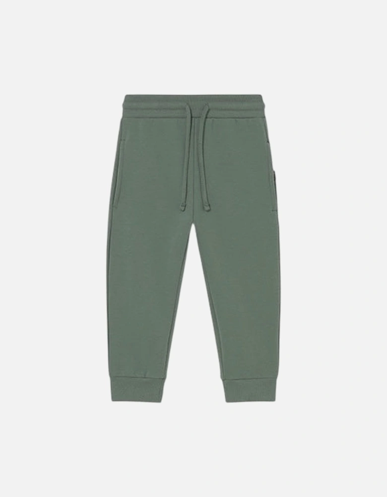 Boys Green Basic Joggers