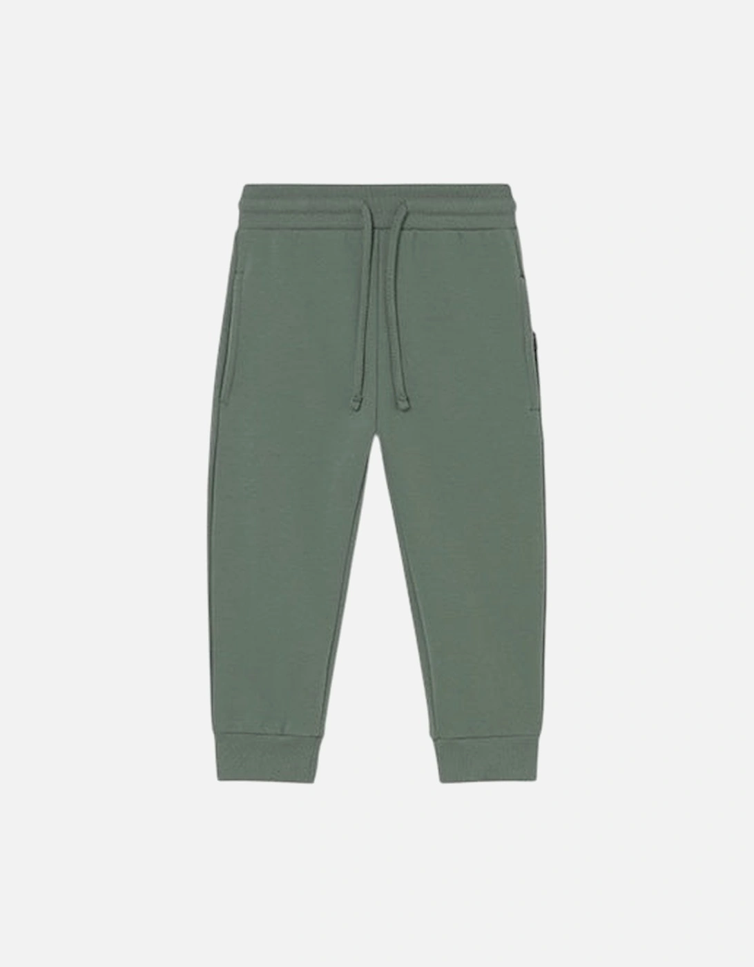 Boys Green Basic Joggers, 4 of 3