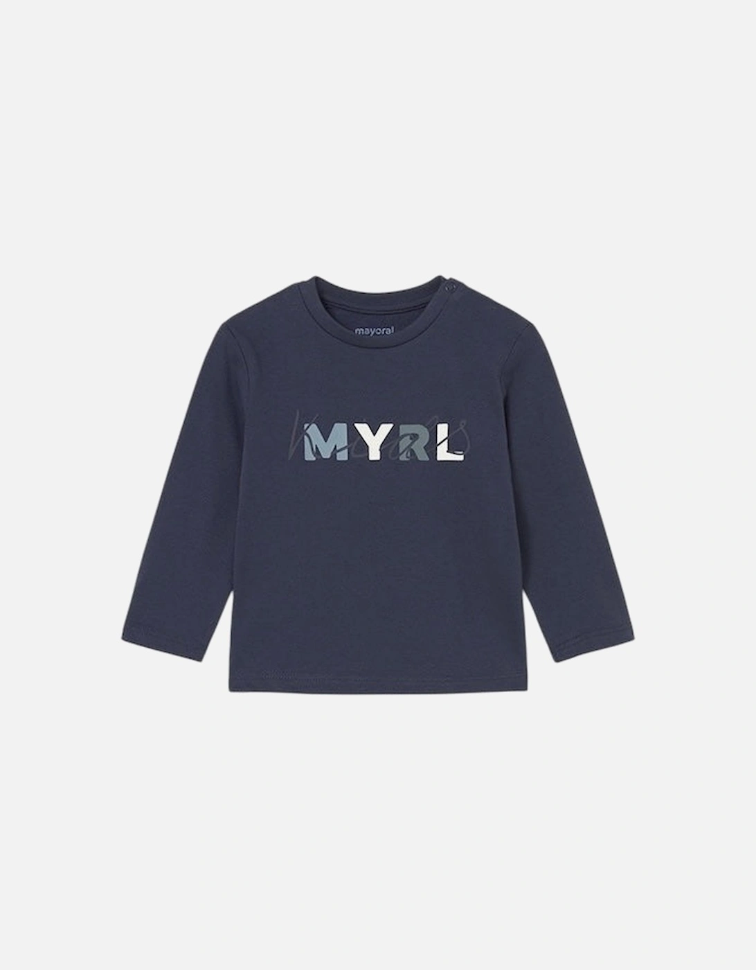 Boys Navy Logo Top, 4 of 3