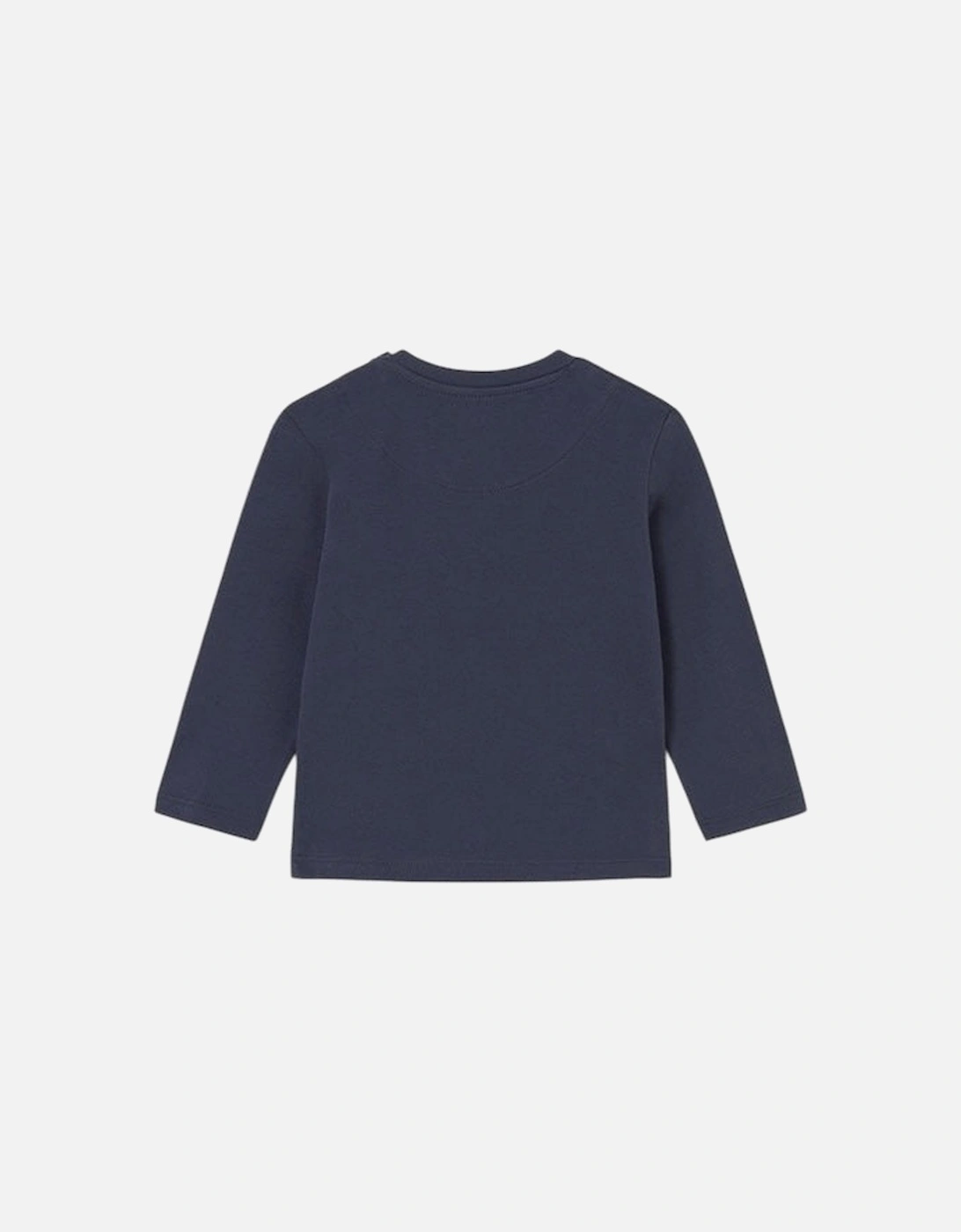Boys Navy Logo Top
