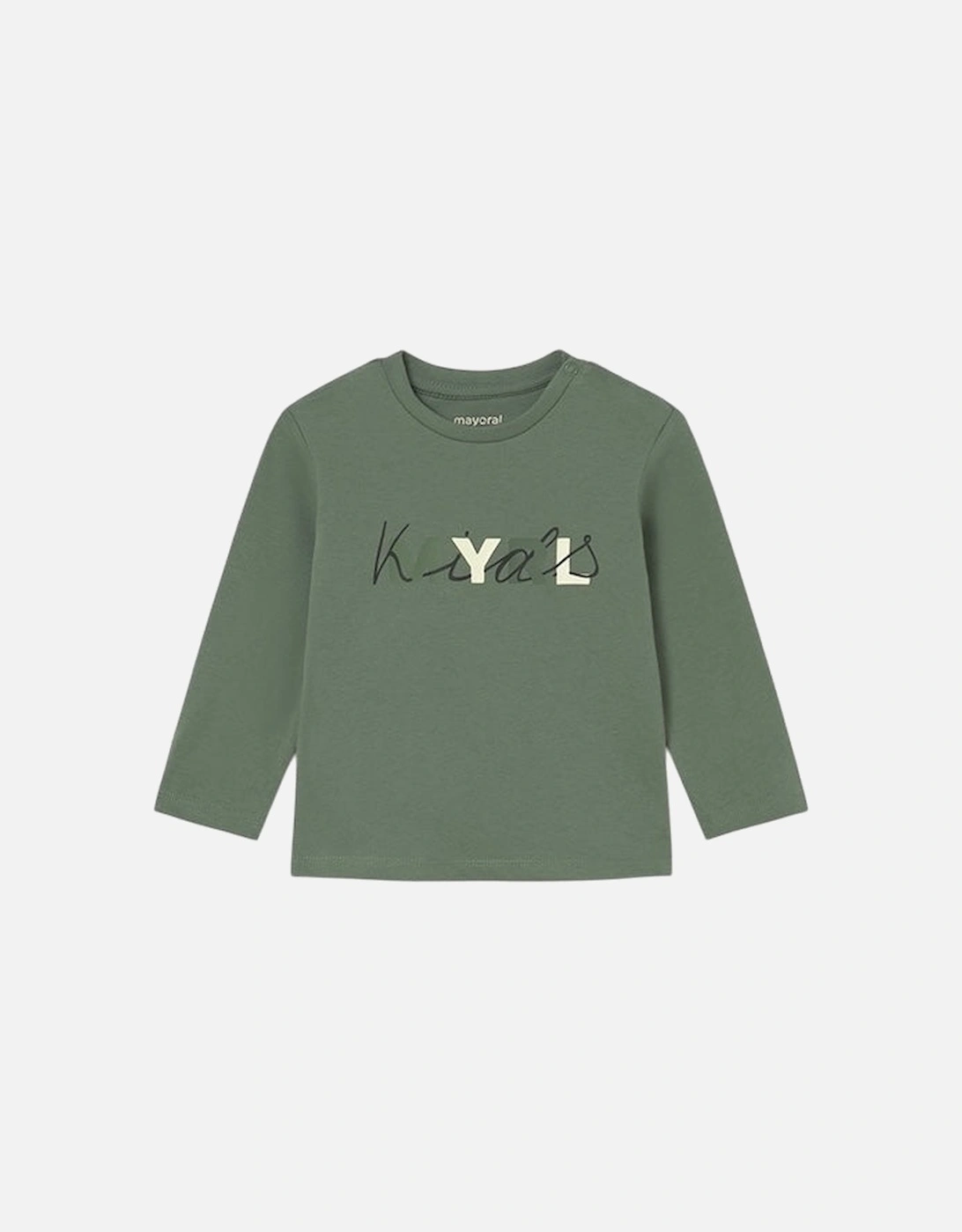 Boys Green Logo Top, 4 of 3