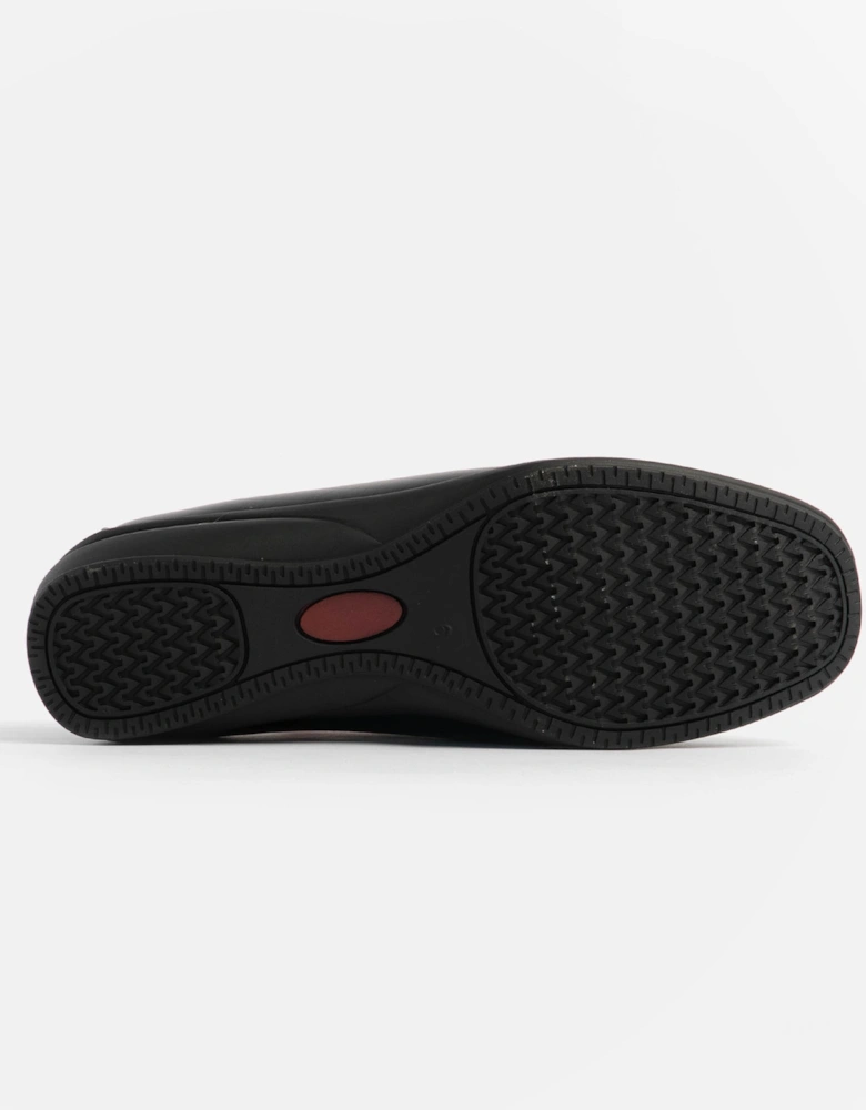 SALLY Womens Slip-On Loafers Black