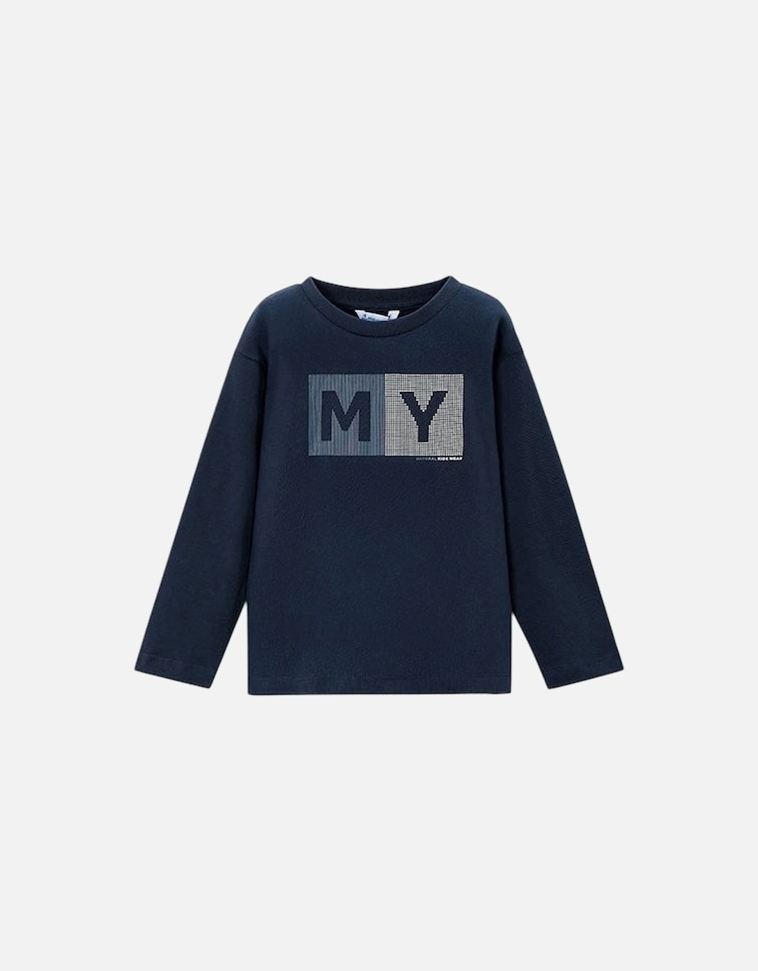 Boys Navy Logo Top, 4 of 3