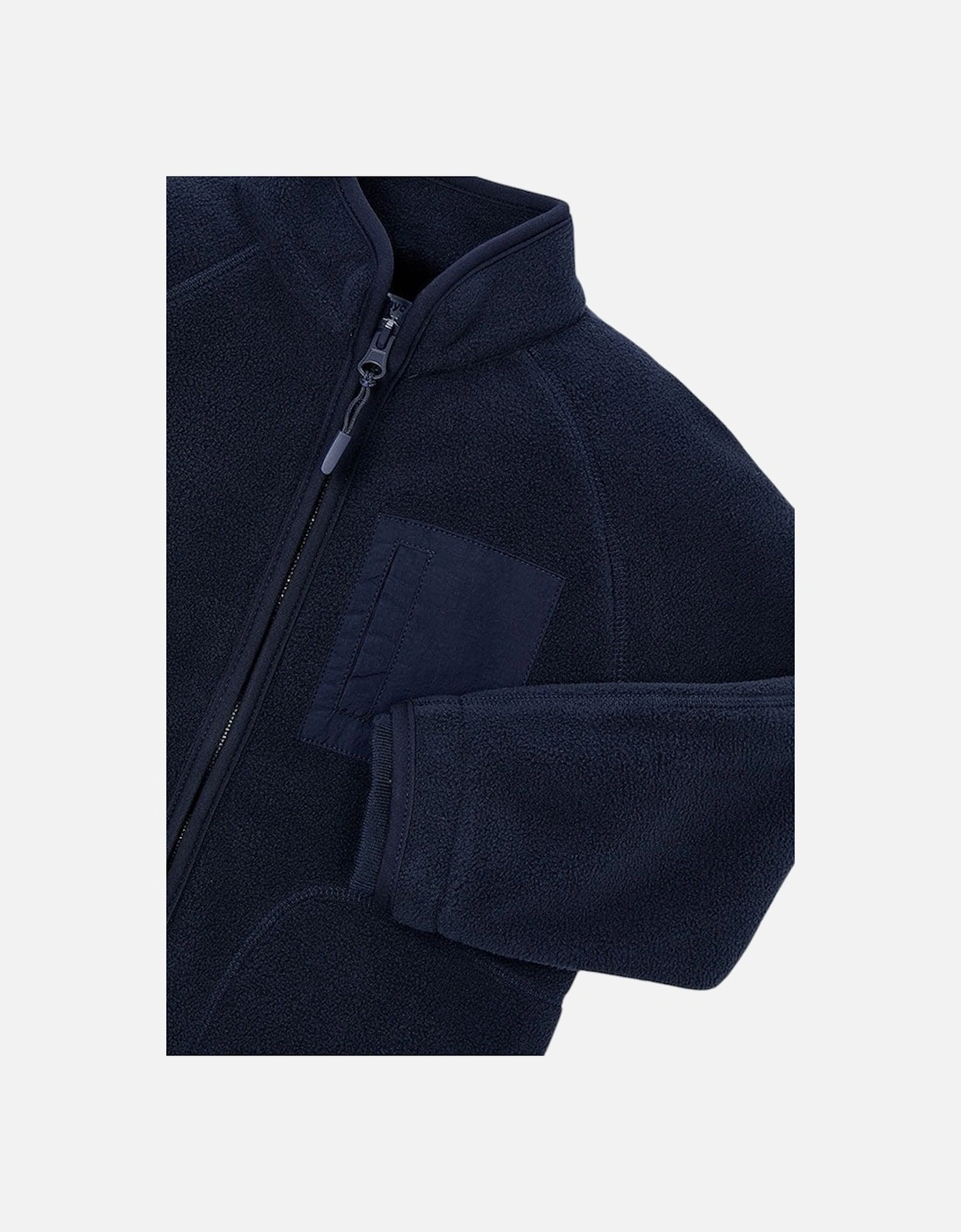 Boys Navy Zip Up Fleece Jacket