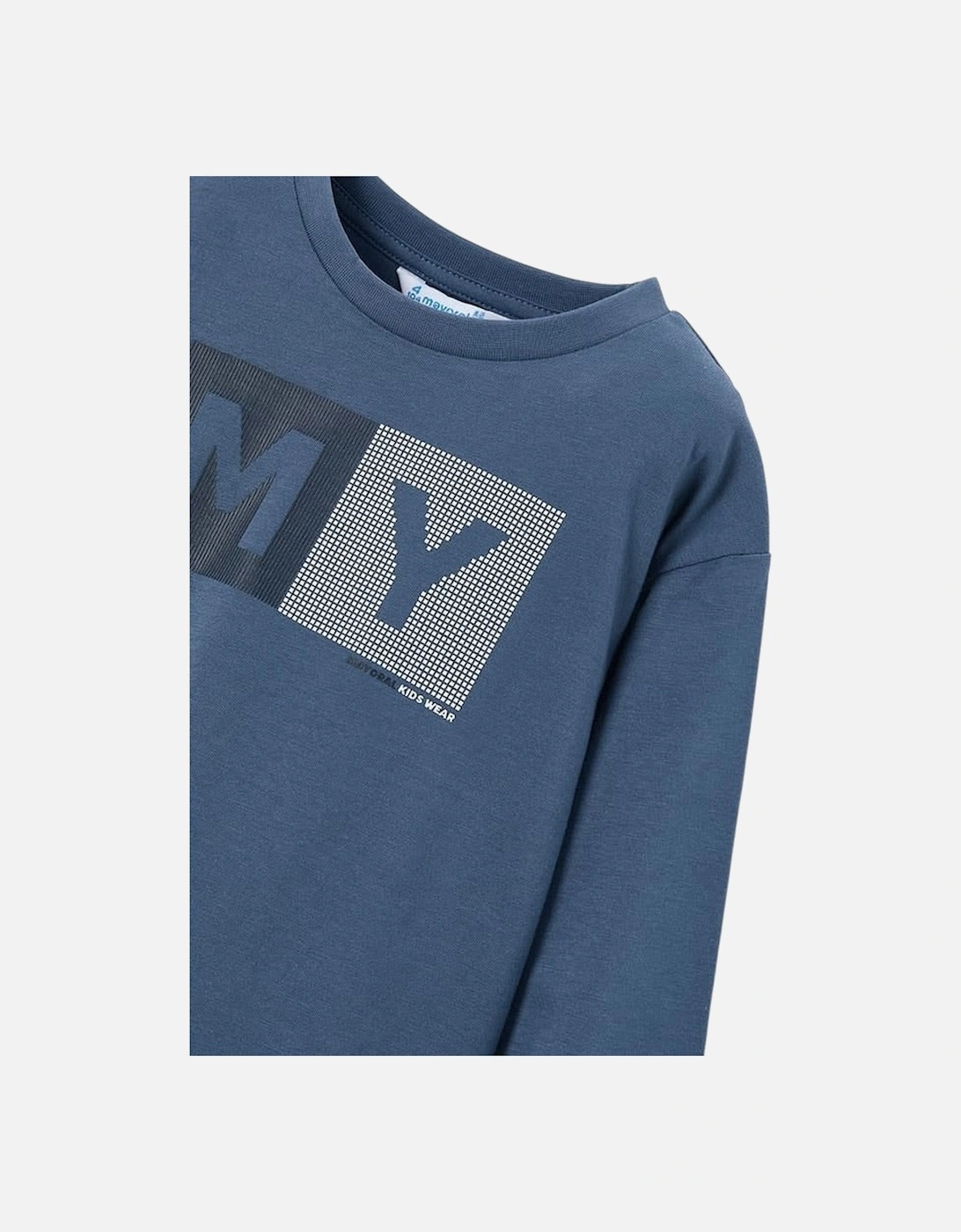Boys Blue Logo Top