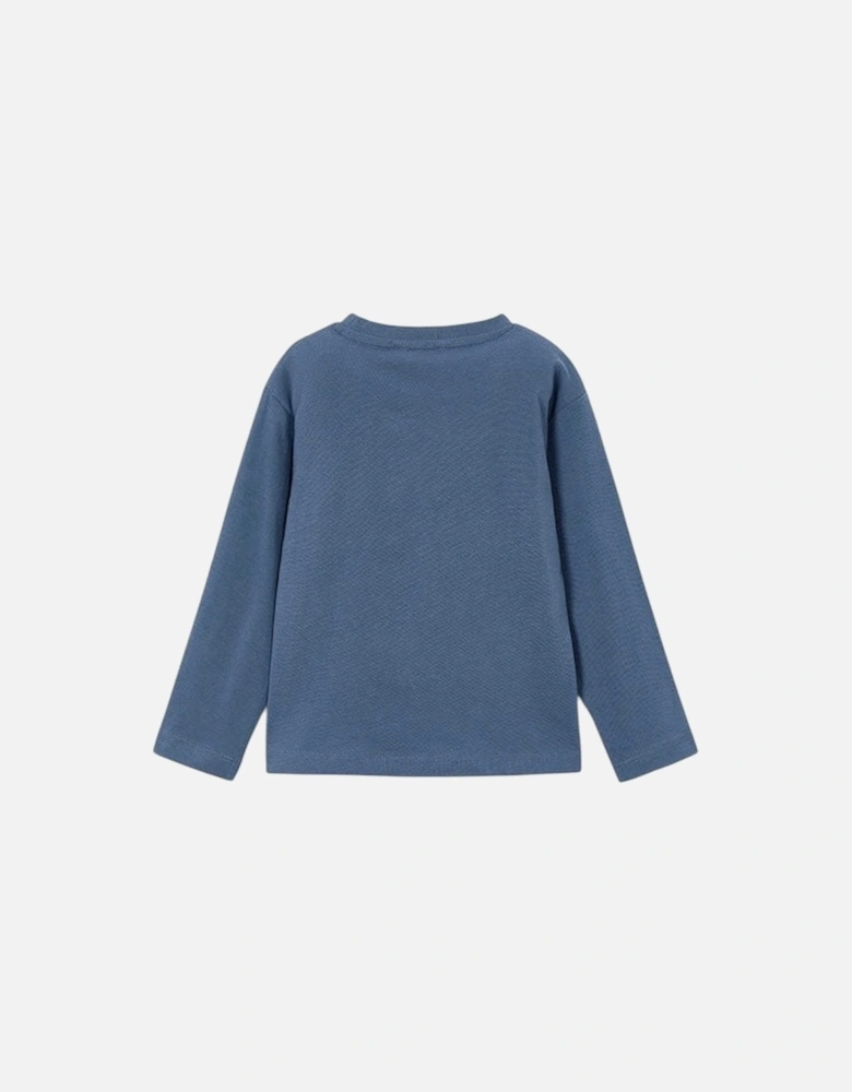 Boys Blue Logo Top