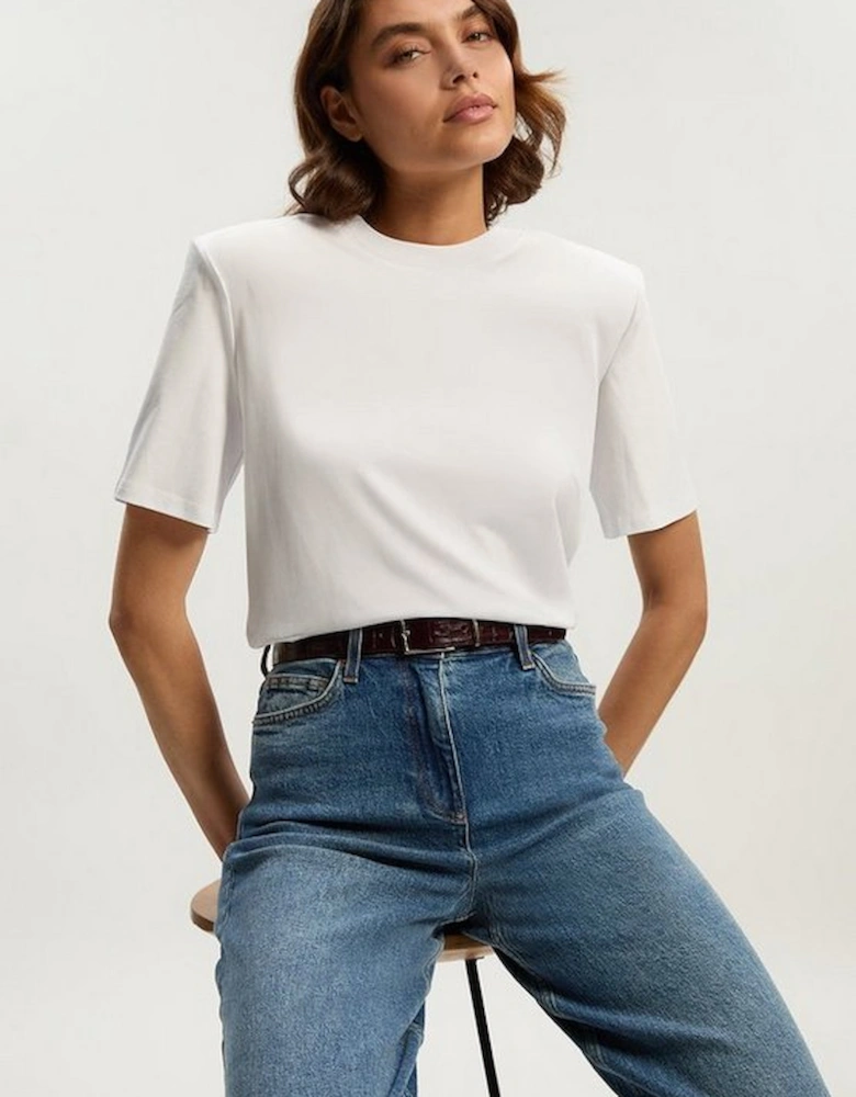 Power Shoulder Jersey T-Shirt