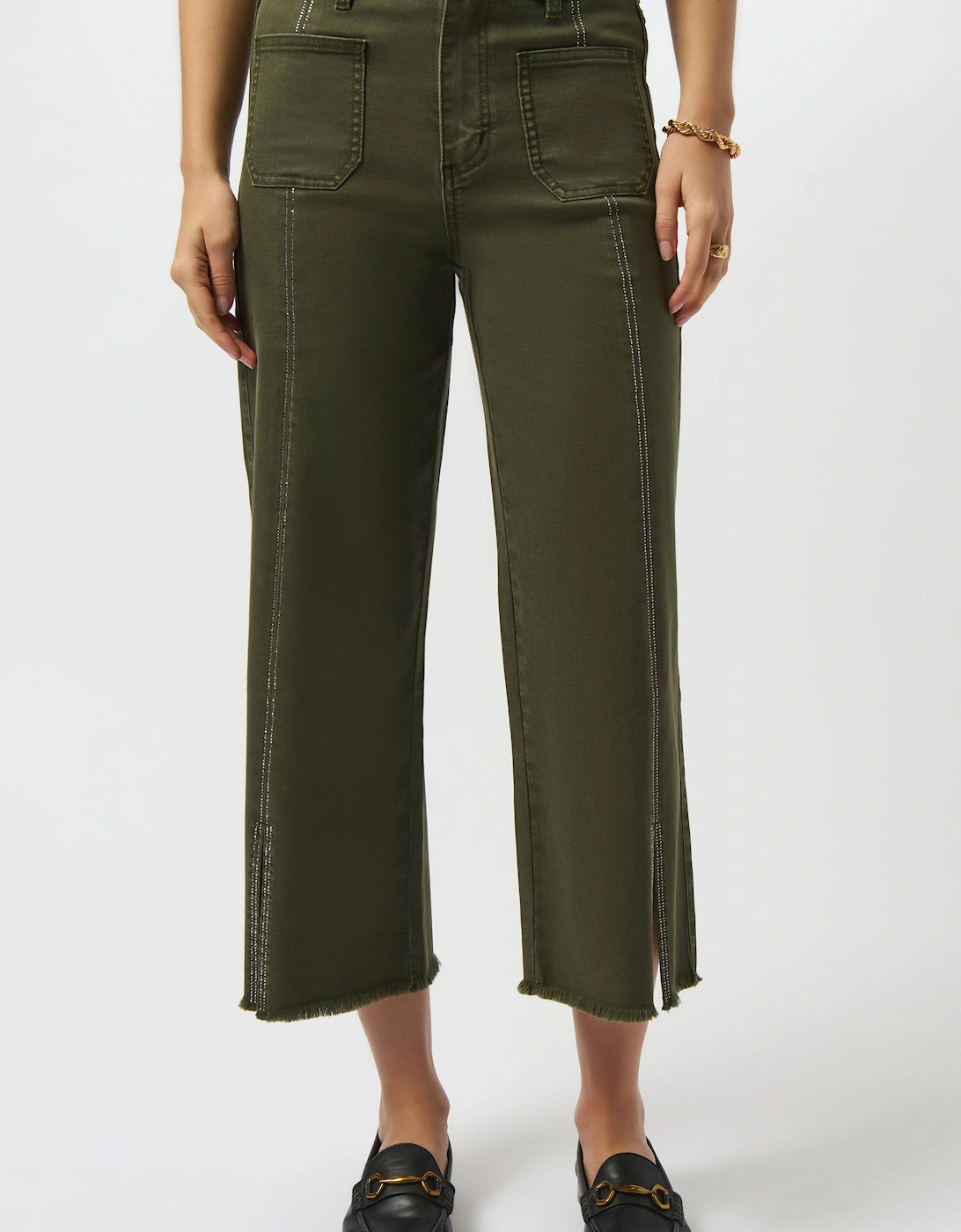 Claudia Culotte jeans with ebellished front seam, 4 of 3
