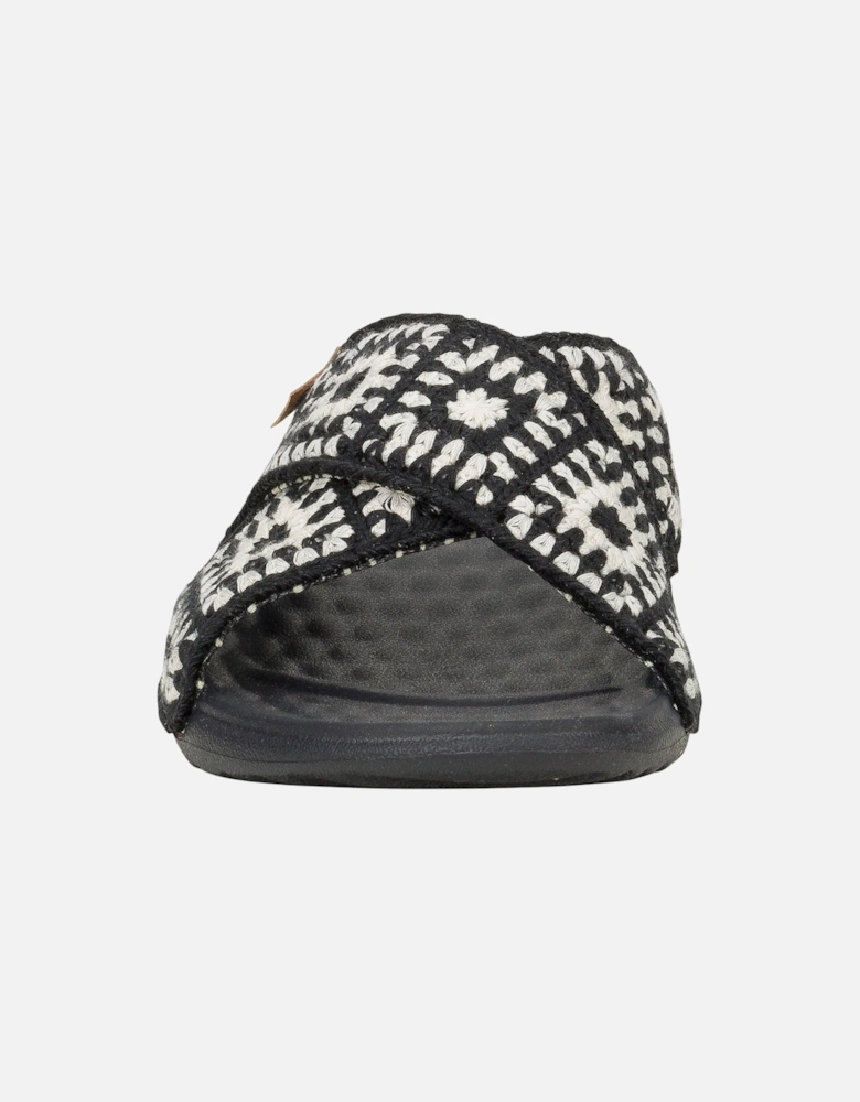 Christi Slide Cottage Crochet Womens Sandals
