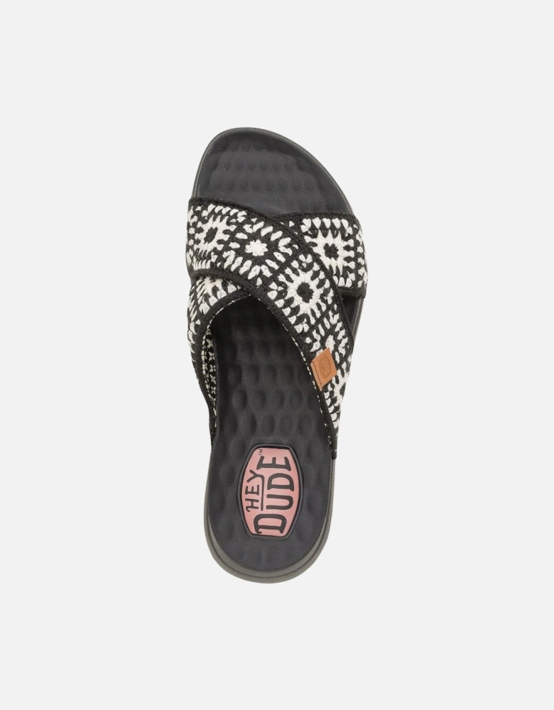 Christi Slide Cottage Crochet Womens Sandals