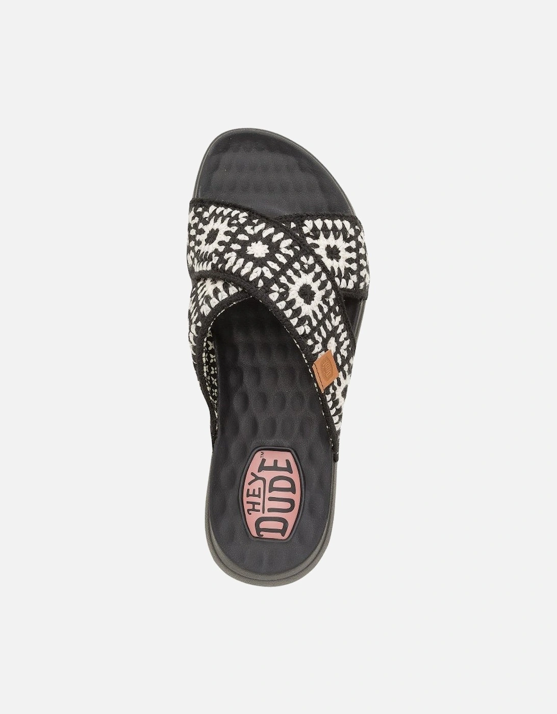 Christi Slide Cottage Crochet Womens Sandals