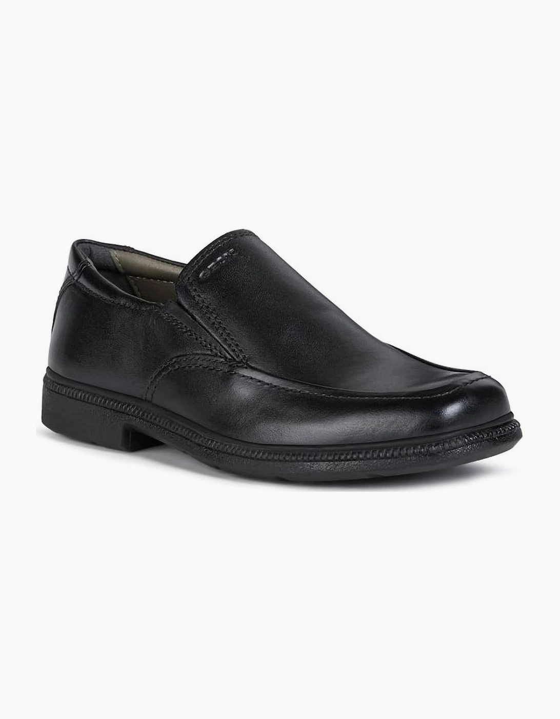 Geox Boys Black 'S Jr Federico Slip On School Shoes - Size: 13/F (Standard) Kids