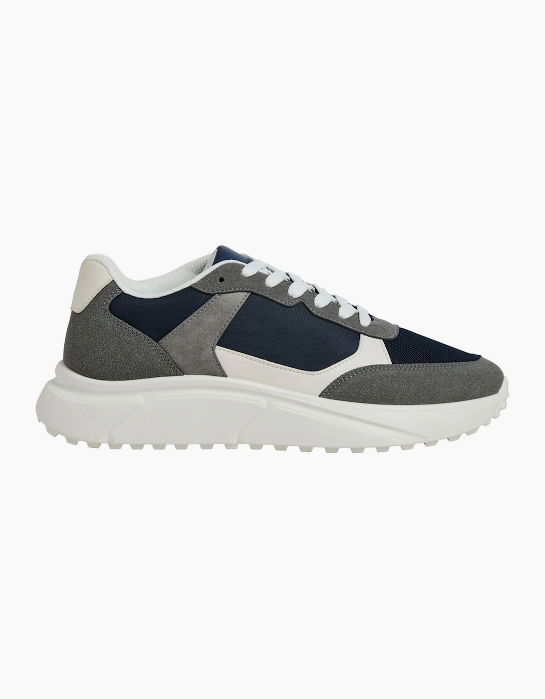 Jack & Jones Men's Castlerock Navy Blaz Aspire Runner Trainers - Size: 7