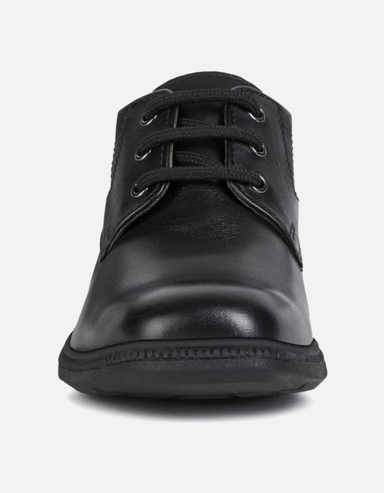 Jr Federico Boys Lace Up School Shoes