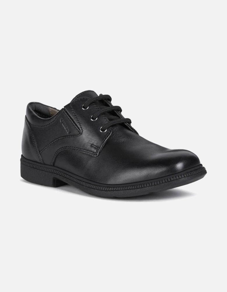 Jr Federico Boys Lace Up School Shoes