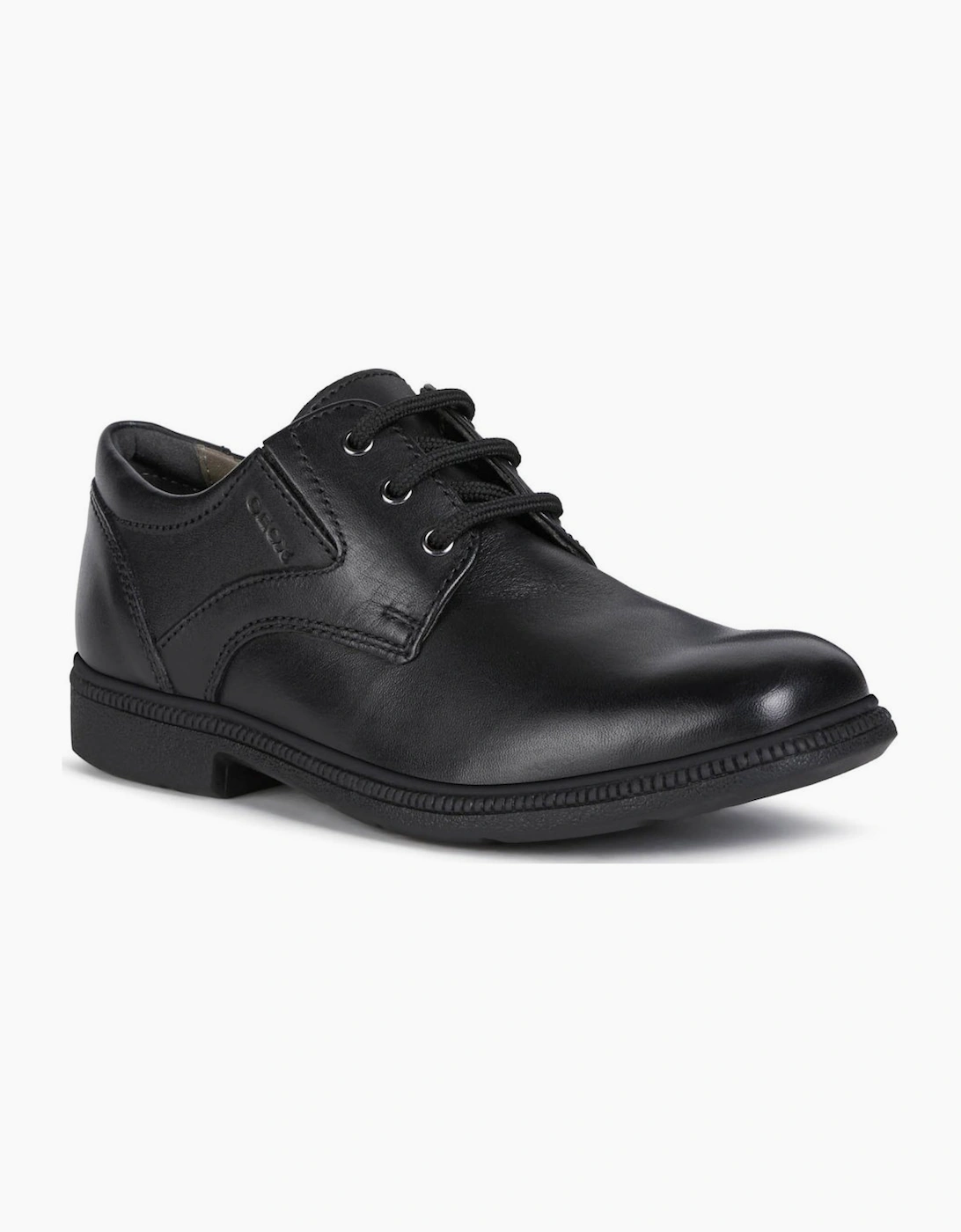 Geox Boys Black 'S Jr Federico Lace Up School Shoes  F (Standard)/12.5 Size 12.5 Kids