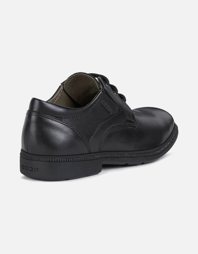 Jr Federico Boys Lace Up School Shoes