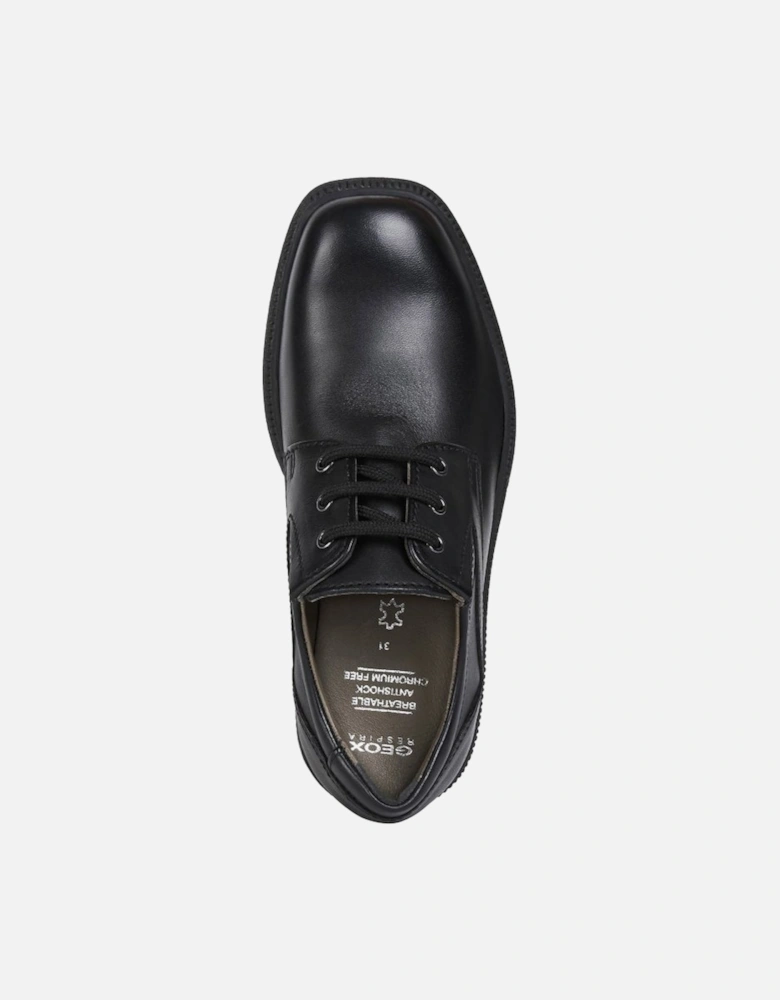 Jr Federico Boys Lace Up School Shoes