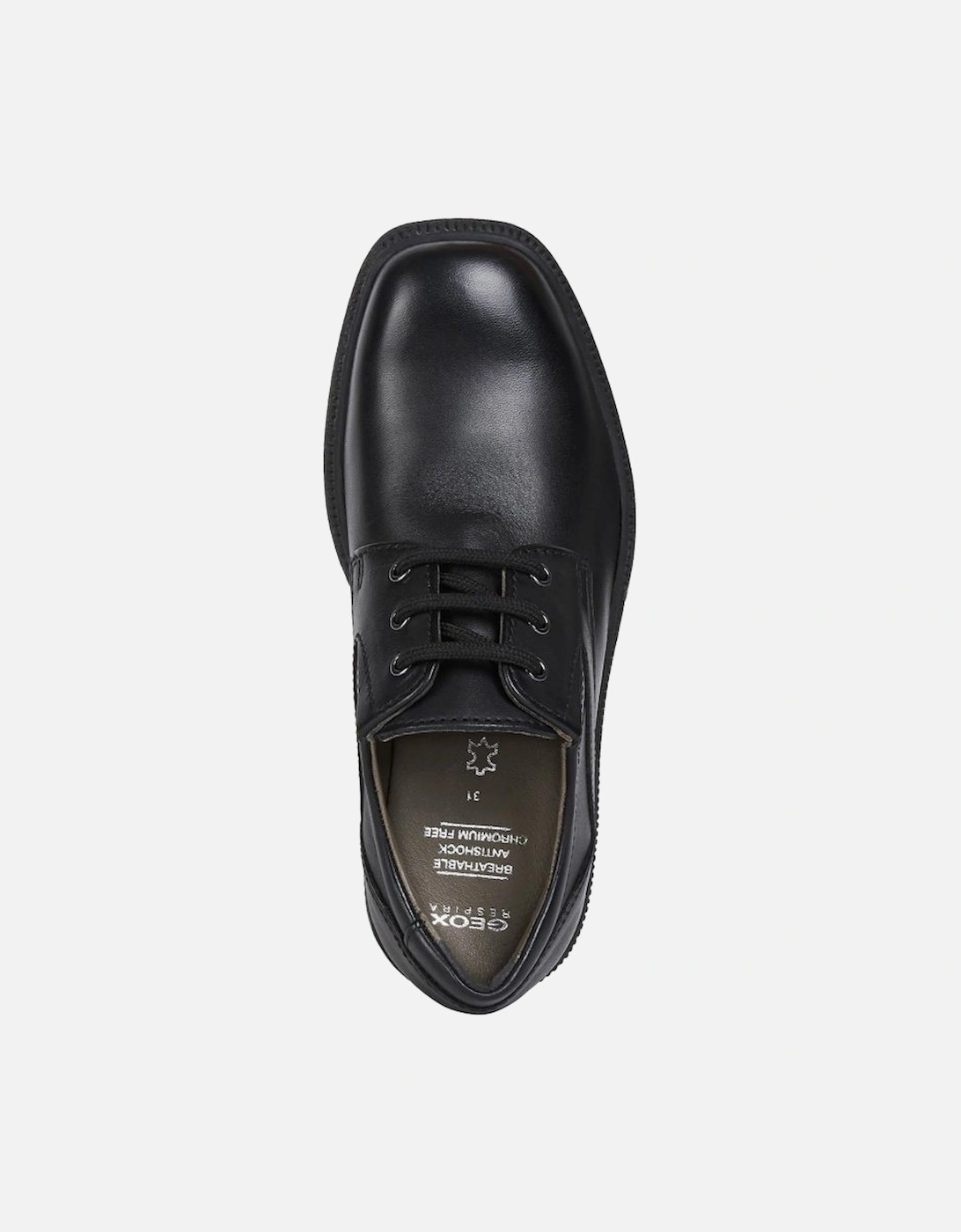 Jr Federico Boys Lace Up School Shoes