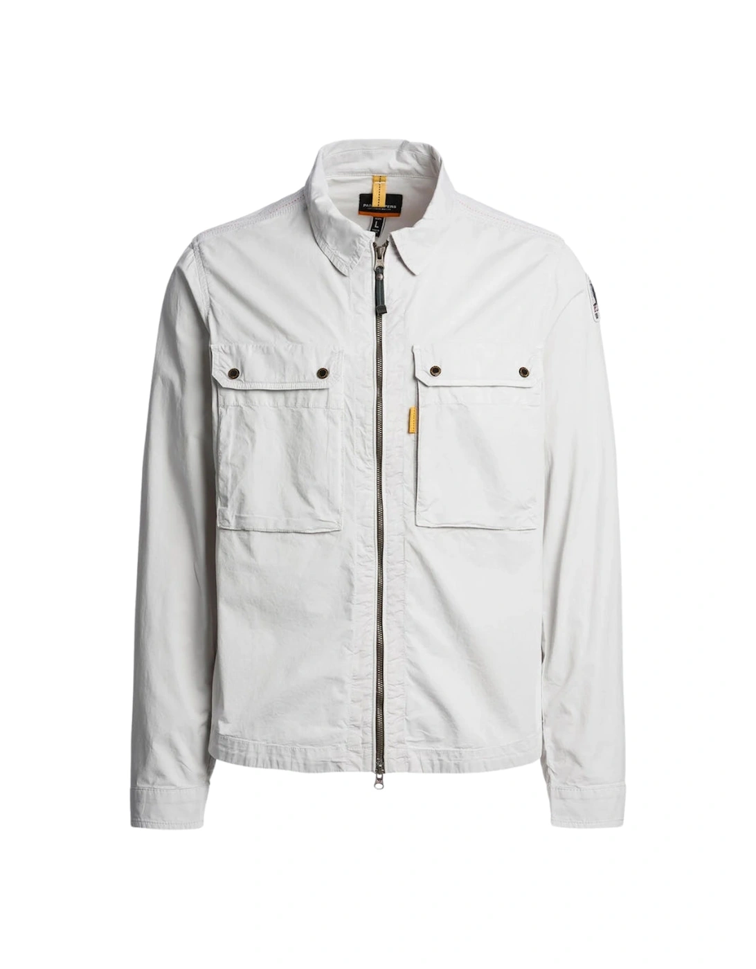 Tel Ghiacco White Thin Overshirt Coat, 4 of 3