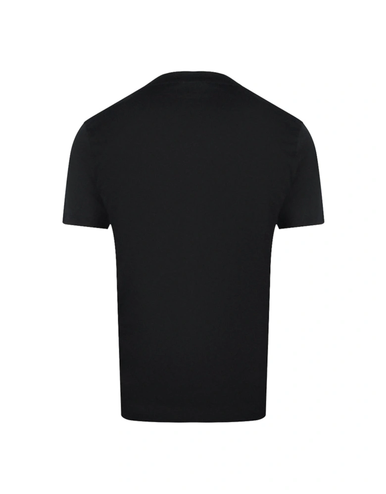Branded Patch Logo Black T-Shirt