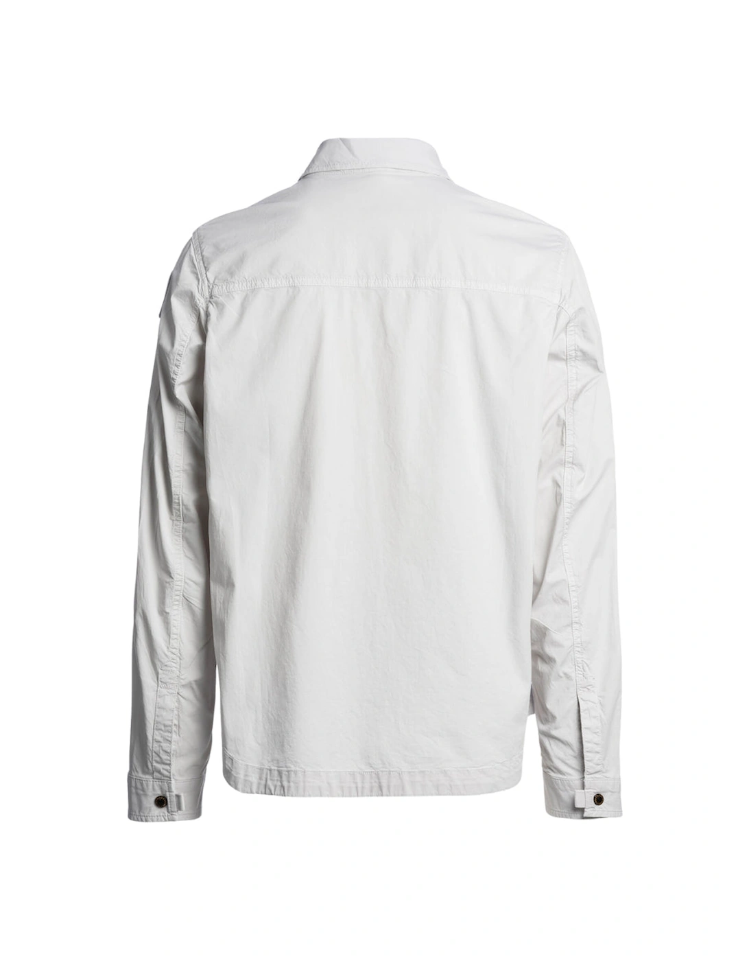 Tel Ghiacco White Thin Overshirt Coat