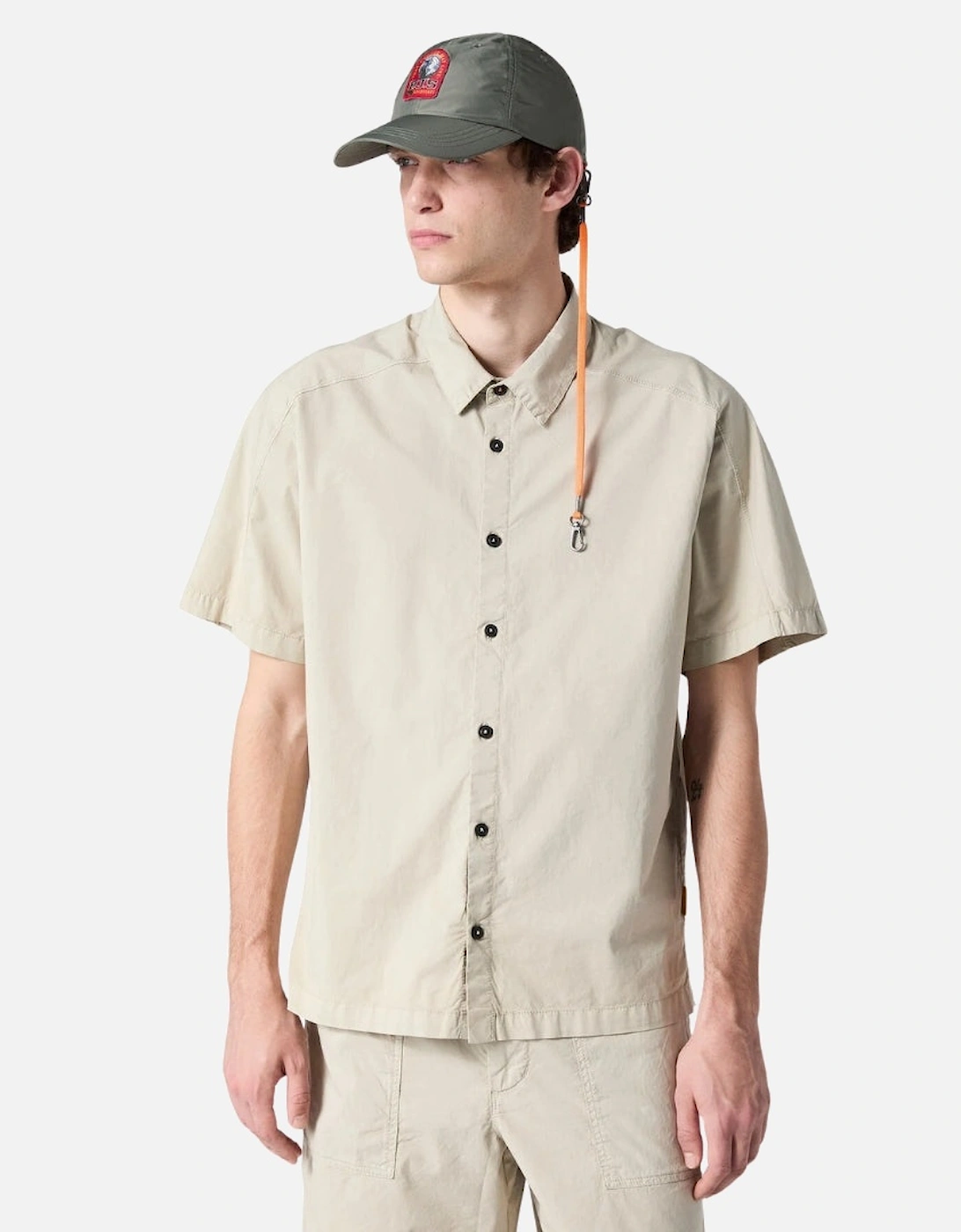 Tobin Asparagus Green Short Sleeved Shirt