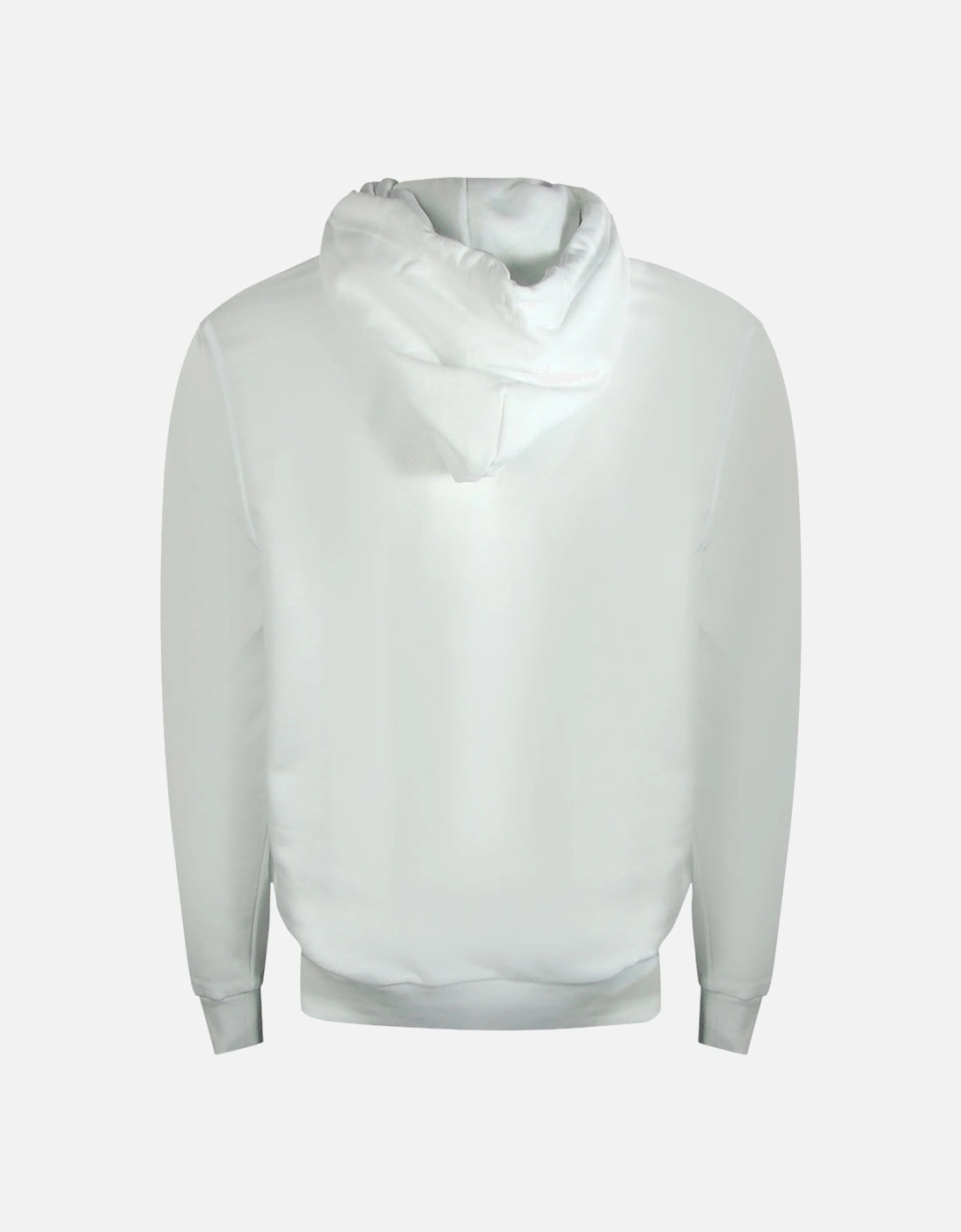 New D Logo White Hoodie