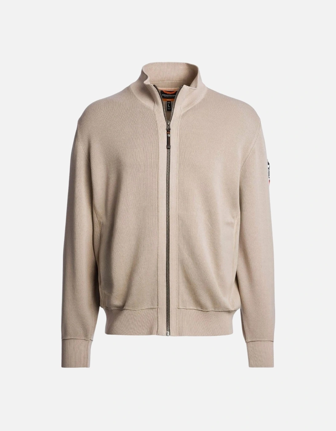 Dominic Sand Beige Sweatshirt Zip-Up, 3 of 2