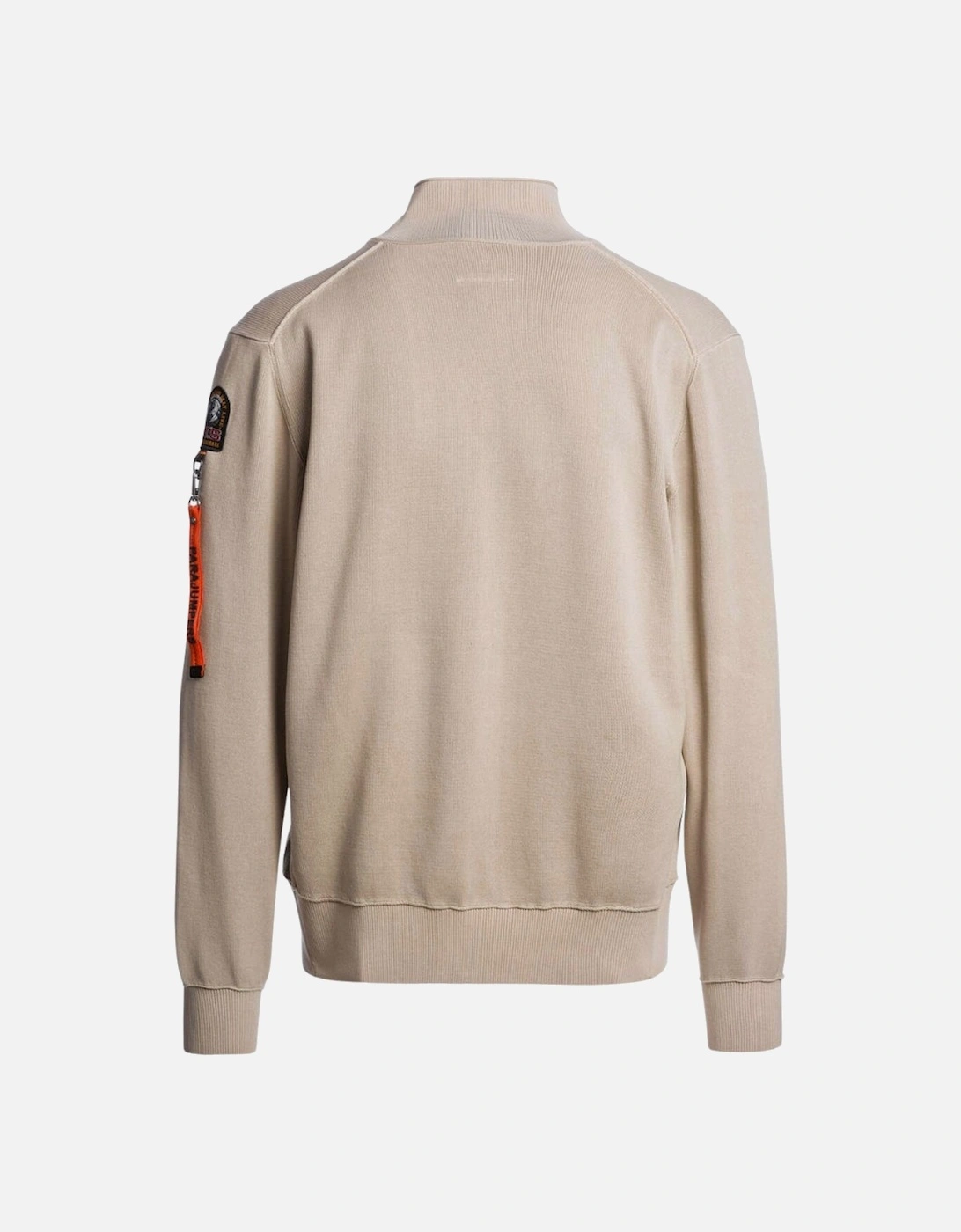 Dominic Sand Beige Sweatshirt Zip-Up
