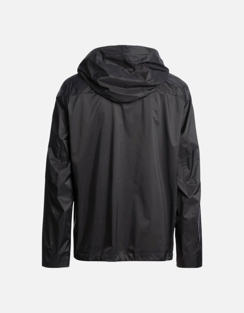 Aso Black Hooded Jacket