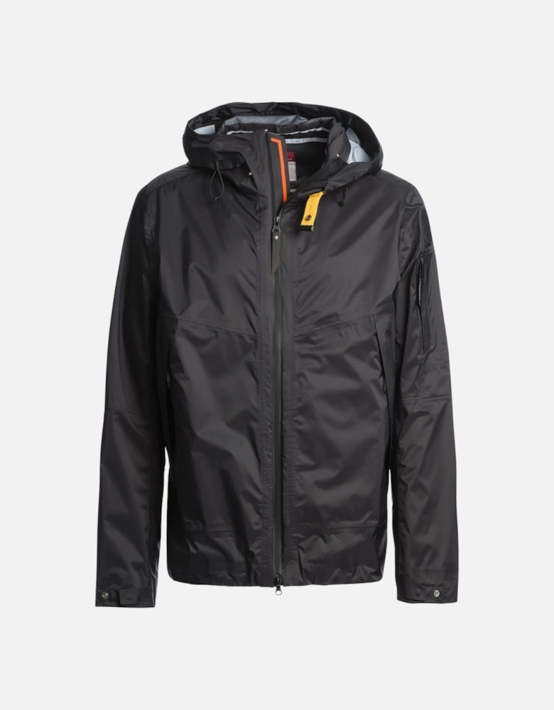 Aso Black Hooded Jacket