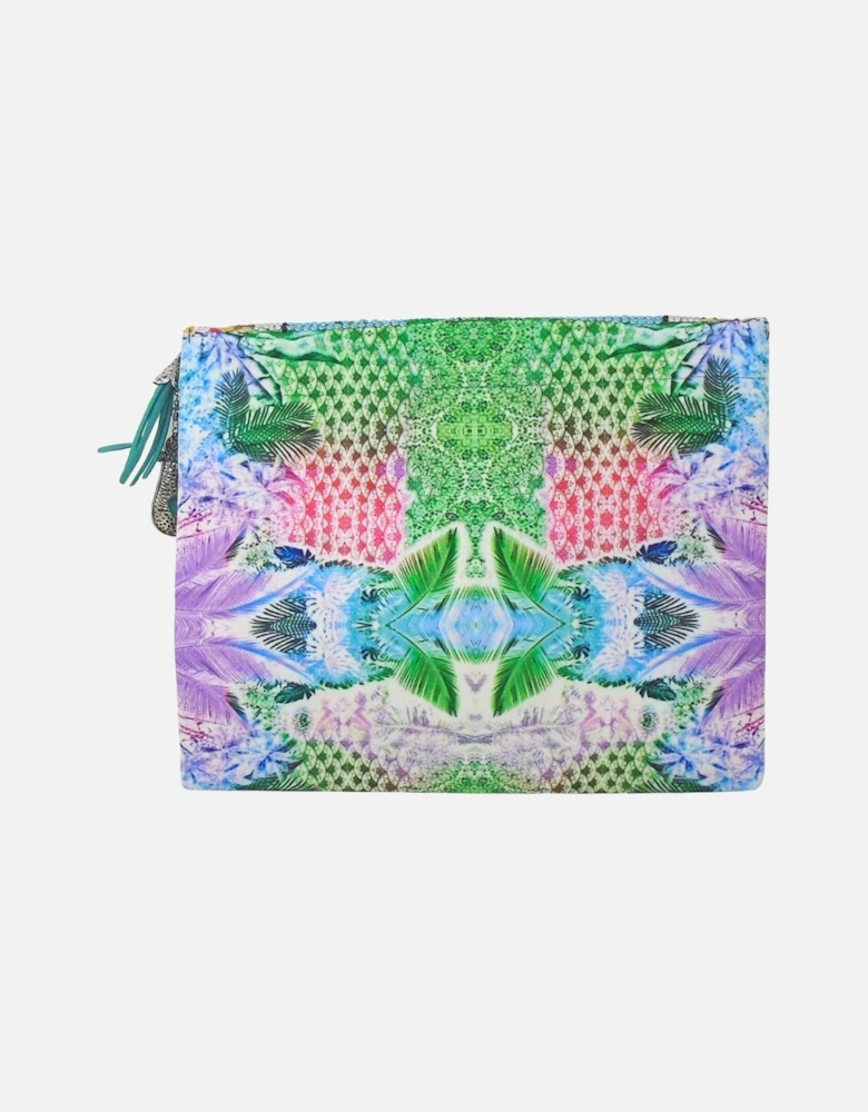 Fashion Palm Leaves Clutch Bag Womens