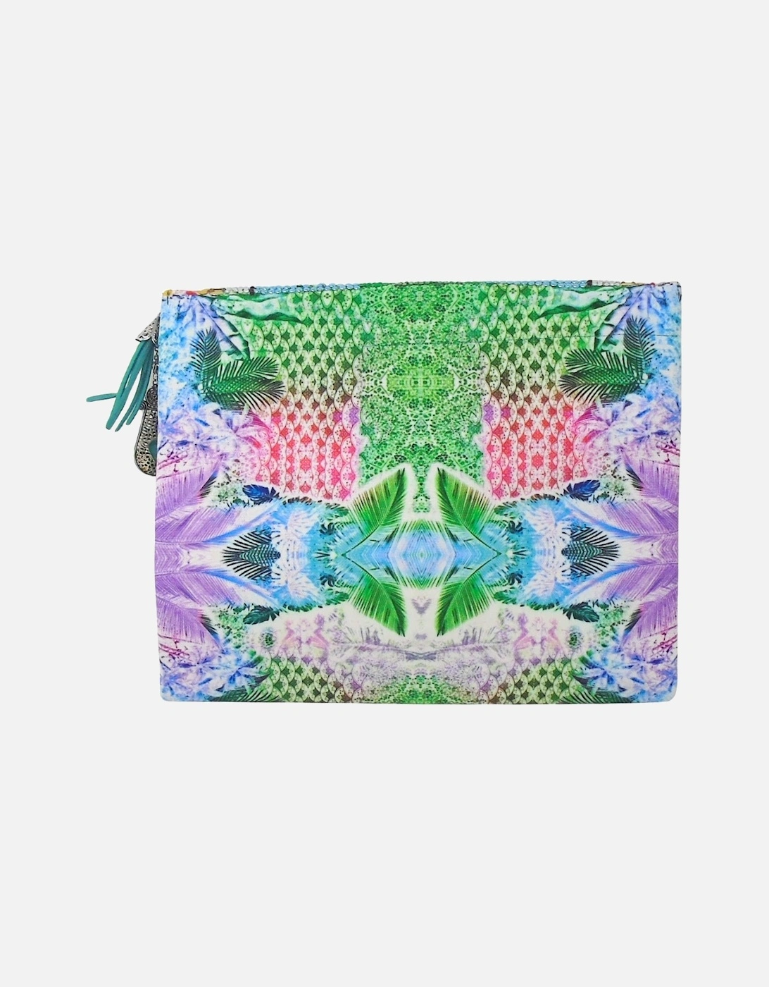 Fashion Palm Leaves Clutch Bag Womens