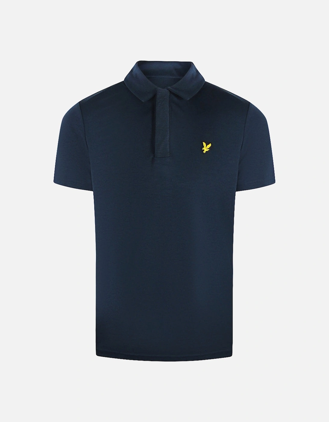 Lyle & Scott Textured Navy Blue Polo Shirt, 3 of 2