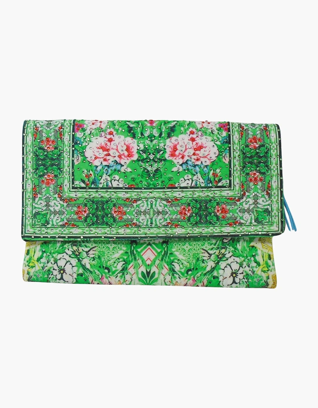 Inoa Women's Inoa Fashion Versailles Gardenia Clutch Bag Womens - Green