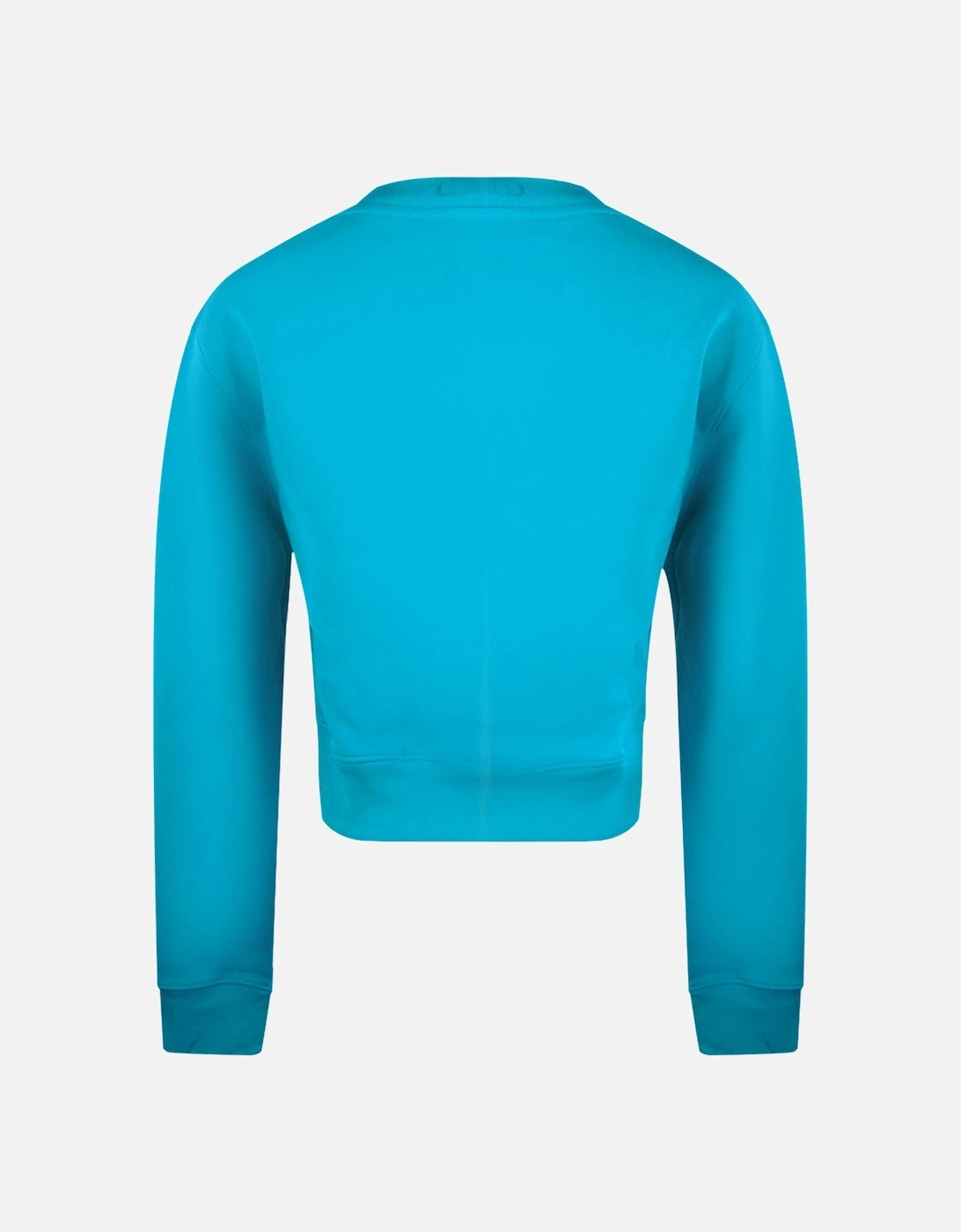 Couture Logo Turquoise Blue Sweatshirt